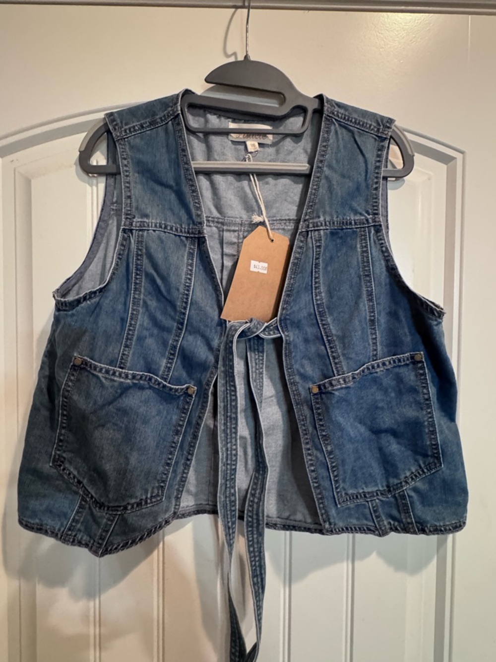 Denim vest NWT